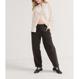 Hatch The Jude Cord Beige Cotton Pant Size 0